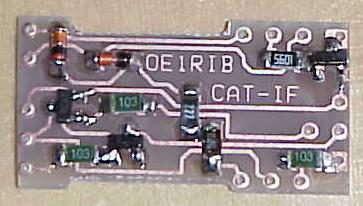 SMD Components in place