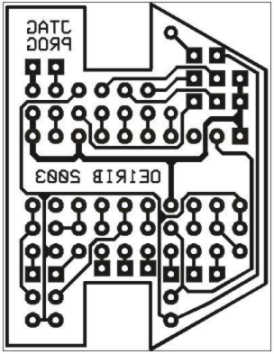 The PCB Layout of the JTAG programmer