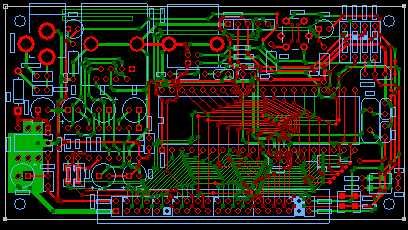 Complete board layout